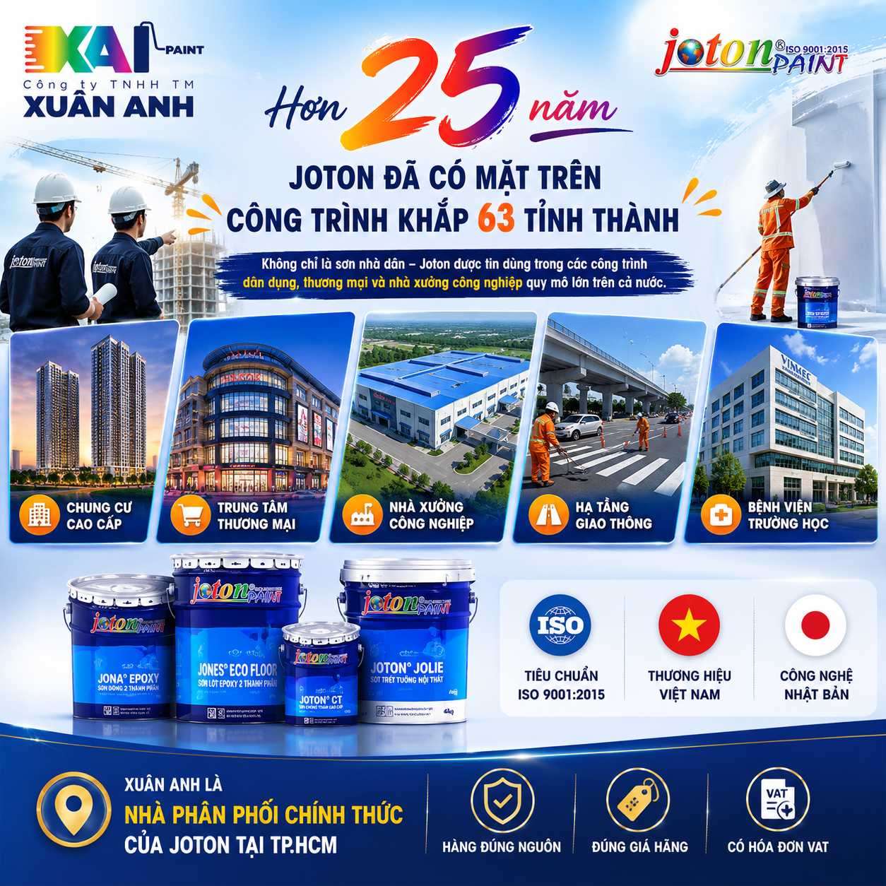Sơn Joton giải pháp cho mọi công trình